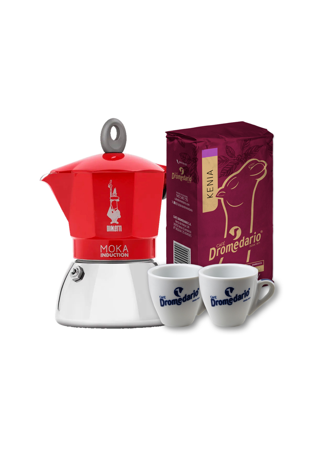 Pack Bialetti Moka Induction Kenia Edición 2026